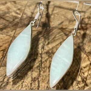 Hemimorphite Earrings 2”